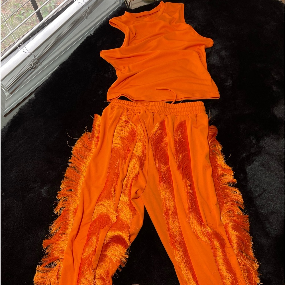Orange two piece set